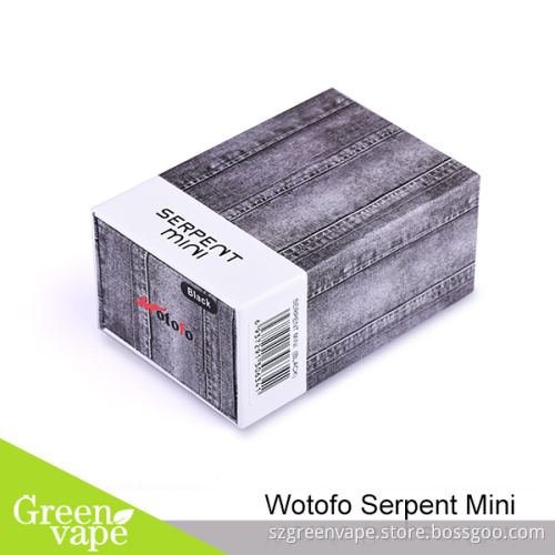 2016 Newest 3ML Single coil Dual Adjustable Airflow Wotofo Serpent Mini RTA